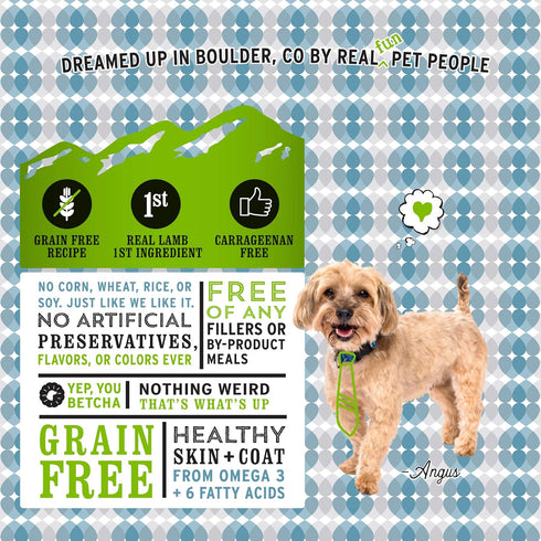 I AND LOVE AND YOU Wet Dog Food - Lambarama Stew, Lamb Recipe, Grain Free, Filler Free, 13oz Can, 12pk
