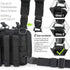WYNEX Tactical Mag Admin Pouch, Molle Utility Tool Organizer with Triple Stacker Magazine Holder for M4 M16, Patch