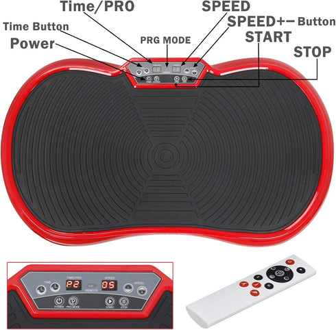 Full Body Vibration Platform Trainer with Bluetooth