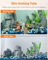 Pawfly 10 Gallon Aquarium Vacuum Gravel Cleaner, Manual Water Changer Siphon with Long Hose and Cleaning Brush Pad.