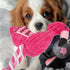Mipcase Dogman Chew Toys - Small Flamingo Squeaky Toy, Indestructible Cotton Rope Plush Toy for Dogs