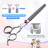 Professional Long Dog Thinning Shears 7.5 in, 50 Teeth Japan 440C Stainless Steel Grooming Scissors for Dogs & Cats