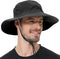 ZOORON Boonie Hat, UPF 50+ Cooling Sun Hat for Men and Women, Wide Brim Bucket Hat for Hiking Beach Safari