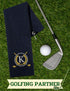 Monogrammed Golf Towels Gift - 16”x 24” Microfiber for Golf Bags, Men Women, National Golf Day, Birthday, Christmas,