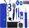 Syhood 21 Pcs Golf Club Cleaning Kit, Golf Accessories, Brush, Towel, Sharpener, Repair Tool, Alignment Kit