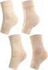 Geyoga 2 Pairs Ice Skating Socks for Women, Tendon Heel Ankle Protector Padded Guards Ankle Sleeve Pad