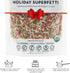 Holiday SuperFetti Dog Sprinkles 3oz - Organic Food Topper Made from Coconut, Red & Green Treat