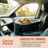 Carver Park Center Console Dog Seat for Small Dogs & Cats | Pet Car Seat with Safety Strap & Cushion | Portable Middle