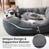 INVENHO Large Washable Dog Beds, Rectangle Orthopedic Bed for Large Dogs, Durable with Anti-Slip Bottom