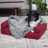 Furhaven Waterproof Throw Blanket for Dogs & Indoor Cats, Washable Shaggy Plush Calming Long Faux Fur Blanket (Gray,