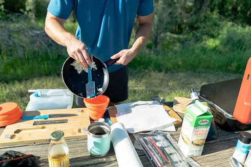 ust KLIPP Spork & Spatula Set - BPA Free, Dishwasher Safe for Cooking, Camping, Orange, One Size