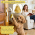 7.09 Inch 3 Dog Doorbell for Potty Training, Wall Mounted Bronze Bell with White Metal Bracket, Height, Includes