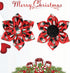 Christmas Dog Collar with Flower, Comfortable Collar for Puppy Girl Boy Dog or Cat, Durable Metal Buckle, XS, Neck