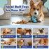 Interactive Dog Toys - Frozen Treat Puzzle Ball Toy, Durable Rubber Chew Toys for Dogs, Mental Enrichment Toys