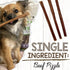 5-6" (40 Count) Nature Gnaws Super Skinny Bully Sticks for Small Dogs - Long Lasting for Light Chewers and Puppies