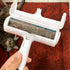 Pet Hair Remover Tool for Dog or Cat, Compact Reusable Lint Roller with Upgraded Handle for Comfort, Light Blue