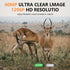 LANTOOCAM 60MP 32GB IP66 120Wide-Angle H.264 MP4 Trail Camera, Hunting Camera with WiFi, TF Card, Night Vision, Motion