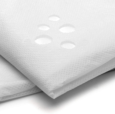 Furhaven Dog Bed Liner Water-Resistant Foam Mattress Protector Cover, White, Large