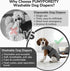 PUMYPOREITY Dog Diaper with Suspender, Escape-Proof Anti-Harassment Garment for Heat Cycle, Incontinence, Puppy