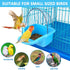 Bird Bath Box Hanging Birdbath Toy Parakeet Caged Bathing Tubs Parrot Bath Tub Water Shower Food Feeder Holder Tray