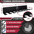 IRON AMERICAN USA Omega Gym Storage Rack - 9 OR 11 Hook Heavy-Duty Wall Organizer for Gym Accessories