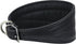 Dogs My Love Real Leather Extra Wide Padded Tapered Dog Collar, 11"-13" Neck, 2" Wide, Black