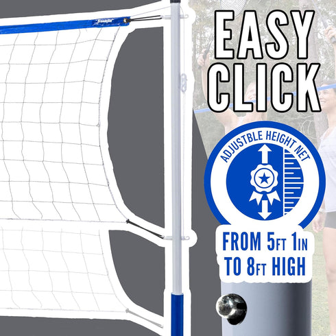 Sets Set Franklin Sports Volleyball + Badminton - Beach + Backyard Game - Volleyball, Pump, Badminton Rackets, Birdies