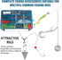 Saltwater Fishing Gear Set with Lures, Hooks, Pyramid Weights, Sinkers, Slides, Circle Hooks, Swivels, Floats, Beads