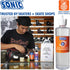 SONIC 8 oz, Citrus Skate Bearing Cleaner, Cleans Inline Skate, Roller Skate and Skateboard Bearings, Earth friendly