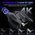 ROQIOO 4k: Night Vision Goggles for Adults Tactical Binoculars with Camera - Infrared Goggles for Hunter - Digital