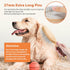 Dog Brush, Pin Brush for Dogs, 27mm Extra Long Pin Brush for Shedding, Beech Wood Material, Non-Slip Rubber Handle