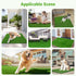 Artificial Dog Grass Pee Pad 30.5"x30.5" - 2 Pack, Washable Indoor Potty Training Replacement Turf for Dogs