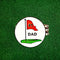 Funny Emoji Golf Hat Clip with Enamel Magnetic Ball Marker