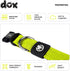 DDOXX Dog Collar Air Mesh, Adjustable & Padded for Small, Medium & Large Dogs, Yellow, XS