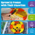 Brightkins Tie Dye Circle Lick Mat - Mental Stimulation for Dogs, Anxiety Relief for Dogs and Cats, Enrichment Dog Food