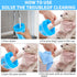 Dog Paw Cleaner, Portable Pet Cleaning Washer with Silicone Brush and 3 Absorbent Towels for Small Dogs