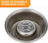 Neater Pet Brands Stainless Steel Slow Feed Bowl for Dogs or Cats - 3 Cup, Fits Neater Feeders & Other Raised Feeders