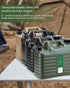 UPWOIGH 5 Gallon Water Jug, Camping Water Container, No Leakage Water Storage, Military Green