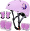 Kids Helmet with Knee Pads, Elbow Pads, and Wrist Guards, Protective Gear for Boys Girls Age 3-8 for Roller Skates &