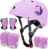 Kids Helmet with Knee Pads, Elbow Pads, and Wrist Guards, Protective Gear for Boys Girls Age 3-8 for Roller Skates &