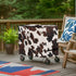 Xumfabuy 80-100 Cow Print Patio Cooler Cover, Outdoor Bar Cart Cover for Quart Rolling Ice Chest Cooler, Cart Covers