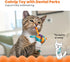Catstages Catnip Tons of Tails Interactive Catnip Dental Chew Toy for Cats with Rope, Ribbon & Cotton for Batting