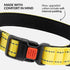 CollarDirect Reflective Dog Collar, Quick Release Buckle, Nylon for Swimming, 14-18 Inch, Yellow