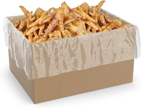 Raw Paws Dried Chicken Feet Dog Treats (50 Pack) - Packed in