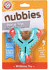 Arm & Hammer for Pets Nubbies Wishbone Dog Dental Toy| Best Dog Chew Toy for Moderate Chewers | Dog Dental Toy Helps Reduce Plaque & Tartar | Chicken Flavor Baking Soda (Pack of 1)
