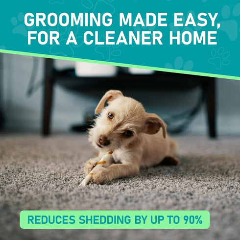 Maxpower Planet Hair Brush - Double Sided Shedding, Dematting Undercoat Rake for Dogs, Cats, Extra Wide Brush