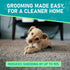 Maxpower Planet Hair Brush - Double Sided Shedding, Dematting Undercoat Rake for Dogs, Cats, Extra Wide Brush