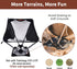 Backpacking TREKOLOGY YIZI-LITE Anti-Sinking Sand Cover & Ground Sheet for Camping Chairs, Fit YIZILITE Camping Chairs