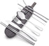 Portable Stainless Steel Flatware Set with Waterproof Case, Travel Camping Cutlery Set, Silverware Dinnerware Set