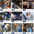 Small Dog Hoodie Clothes, Cute Stripe Shirts Denim Jumpsuit for Small Medium Dogs, Blue Jeans Overalls